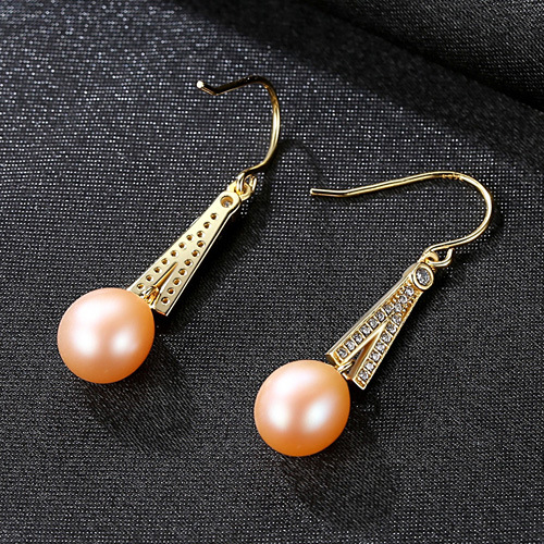 Freshwater Pearl Earrings for Women - S925 Silver, Elegant and Timeless Design