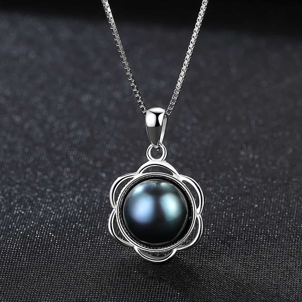 Freshwater Pearl Necklace – Elegant S925 Sterling Silver Pendant for Women