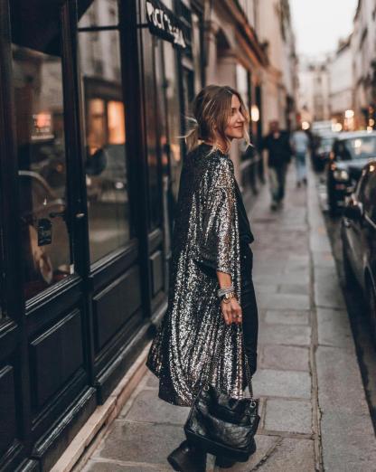 Christmas Hot Sale🌲Fashion Sequined Cardigan Jacket (Buy 2 Free Shipping)