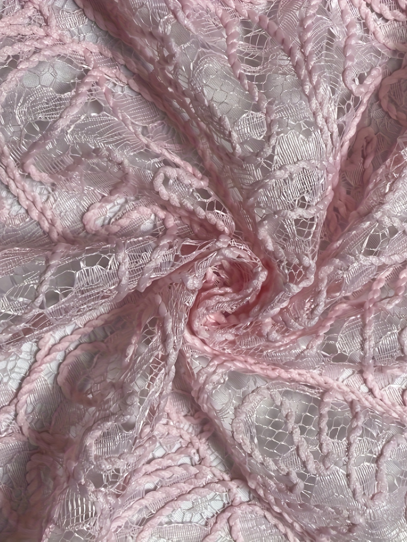 Elegant Lace Mesh Zip Front Cropped Jacket