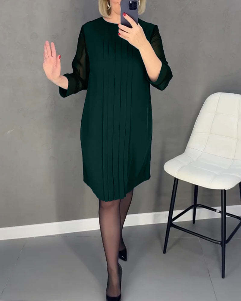 MARGOT™ - Elegant Pleated Dress