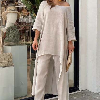 Last Day Promotion 49% OFF🔥Linen Fashionable Casual Suit(Buy 2 Free Shipping)