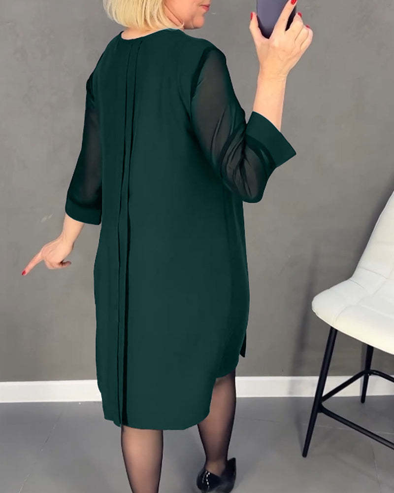 MARGOT™ - Elegant Pleated Dress