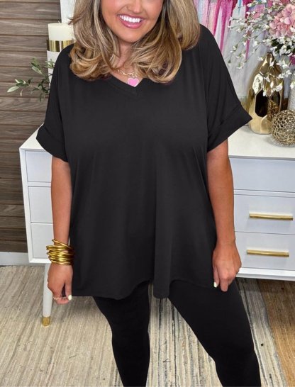 Last Day Promotion🔥Ultra Comfy Short Sleeve Tee and Legging Set (Buy 2 Free Shipping)
