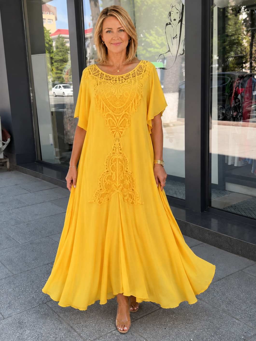 Elegant Boho Embroidered Midi Dress (Buy 2 Free Shipping)