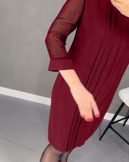 MARGOT™ - Elegant Pleated Dress