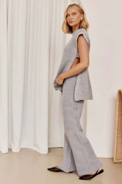 Side Slit Lounge Matching Sets(Buy 2 Free Shipping)