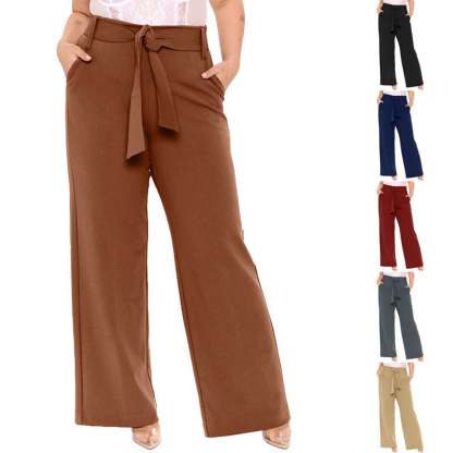 2024 NEW IN 🔥Air Tie-Waist Wide-Leg Pant (BUY 2 FREE SHIPPING)