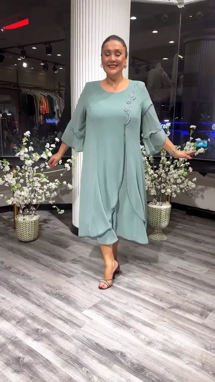 Last Day 70% OFF🔥Chiffon Solid Color Loose Dress (Buy 2 Free Shipping)