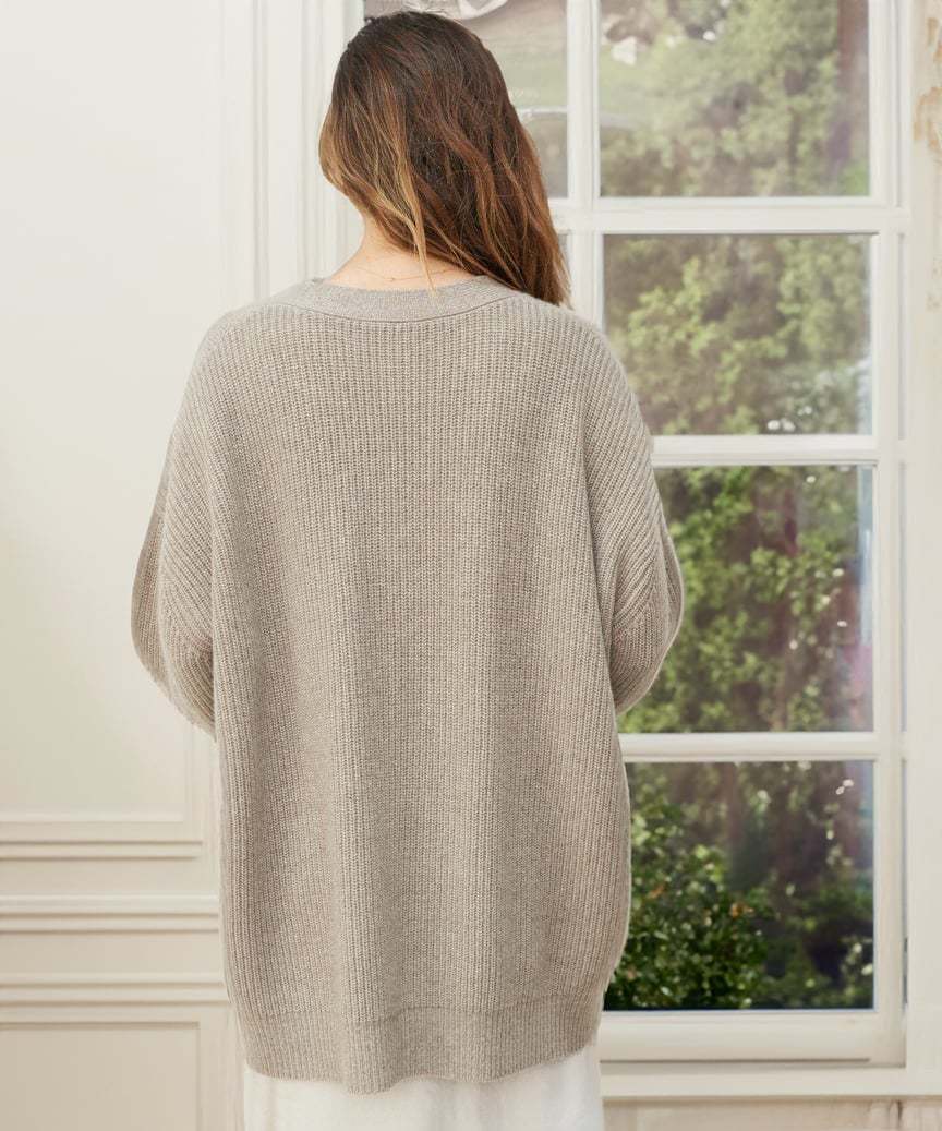 V Neck Knit Cardigan (Buy 2 Free Shipping)