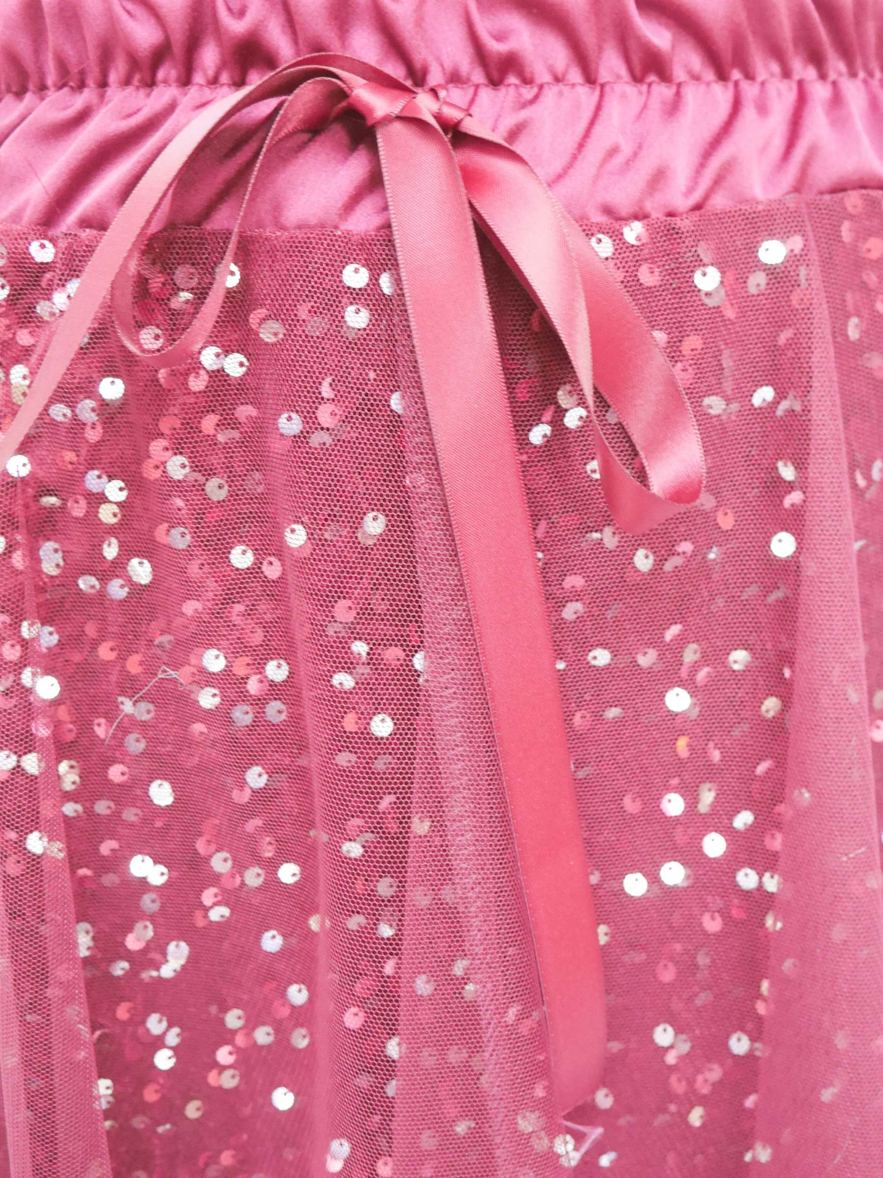 Layered Tulle Sequin Maxi Skirt (Buy 2 Free Shipping)