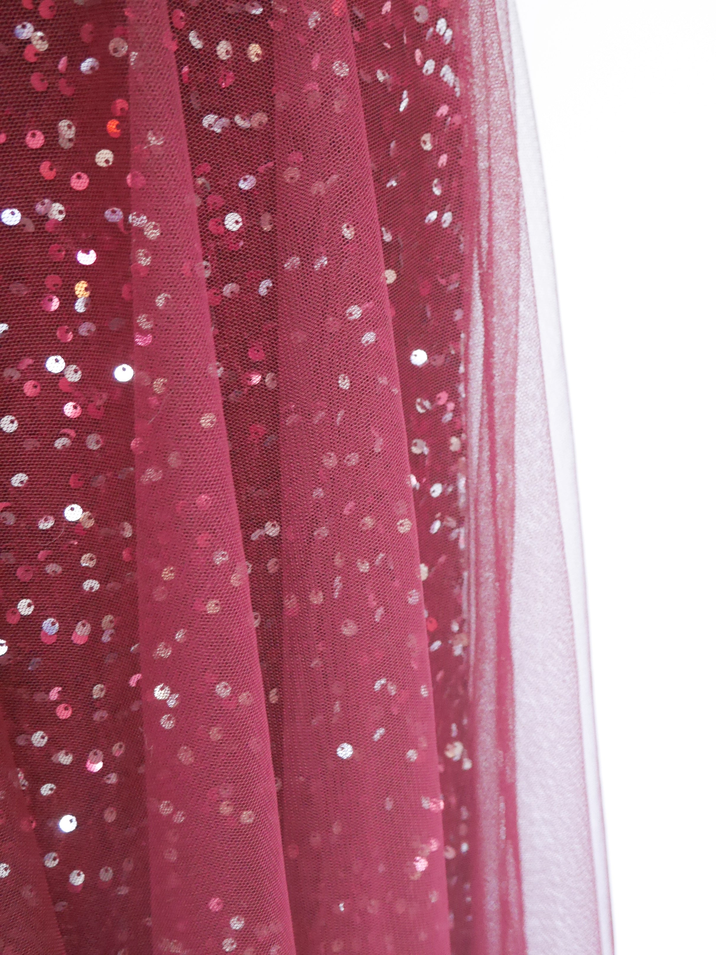 Layered Tulle Sequin Maxi Skirt (Buy 2 Free Shipping)