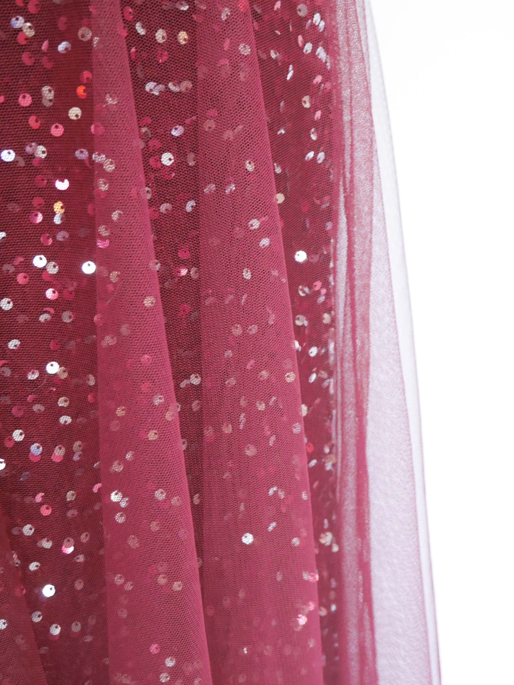 Layered Tulle Sequin Maxi Skirt (Buy 2 Free Shipping)