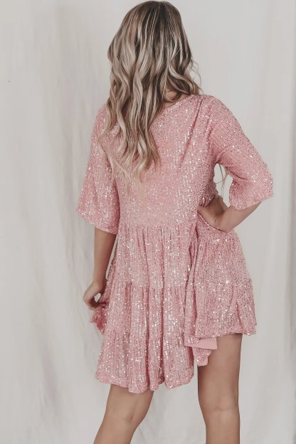 2024 Hot Sale✨Sequin Baby Doll Dress❤️Buy 2 Free Shipping