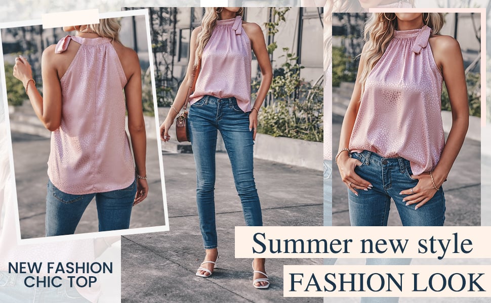 Sleeveless Shirts Sleeveless Shirts Halter Tops For Women Womens Tank Tops Leopard Print Tops 