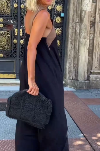 Cross Halter Neck Maxi Dress (Buy 2 Free Shipping)