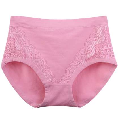 2023 Plus Size High Waist Cotton Panties