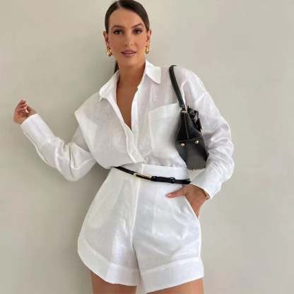 Blouse and Shorts Two Piece Set (Buy 2 Set Free Shipping)