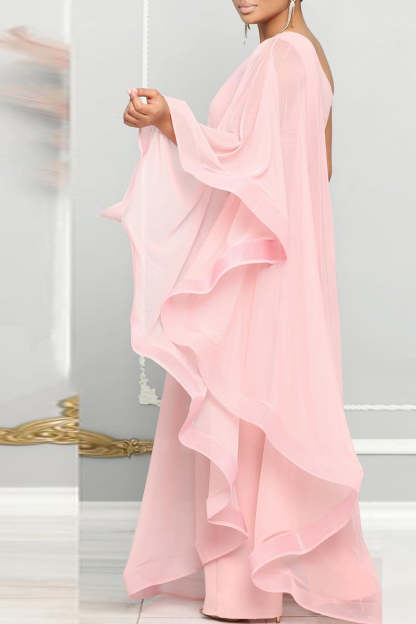 Elegant One Shoulder Ruffled Jumpsuits (Buy 2 Free Shipping)