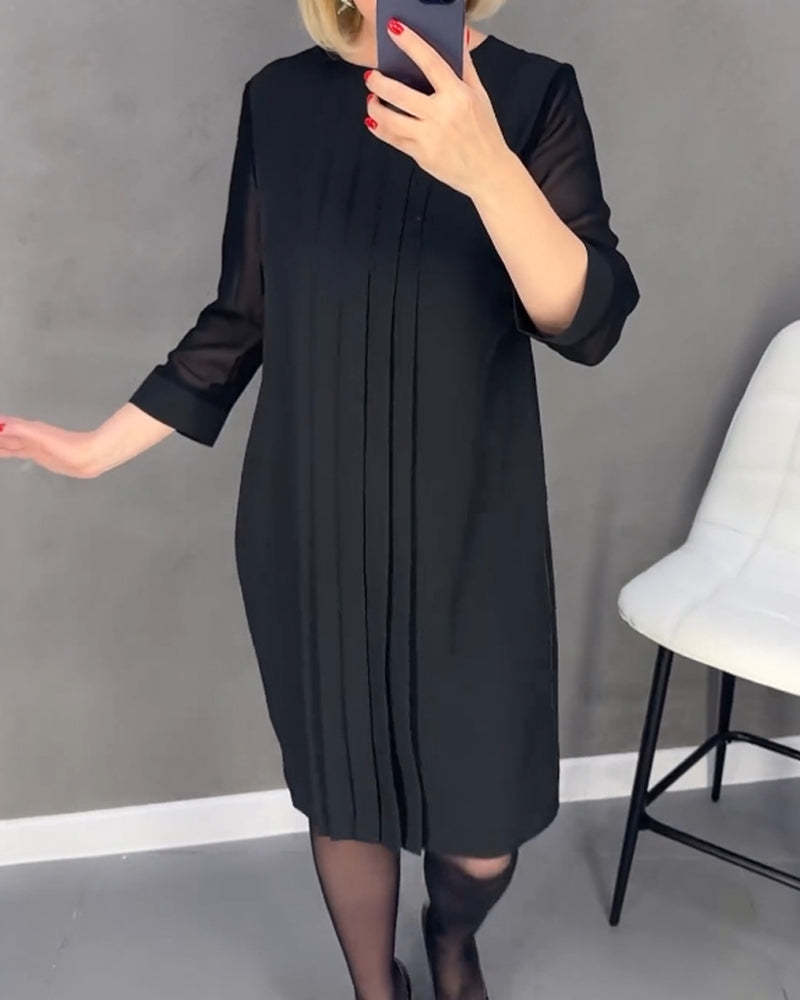 MARGOT™ - Elegant Pleated Dress