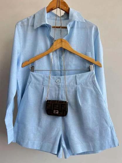 Blouse and Shorts Two Piece Set (Buy 2 Set Free Shipping)