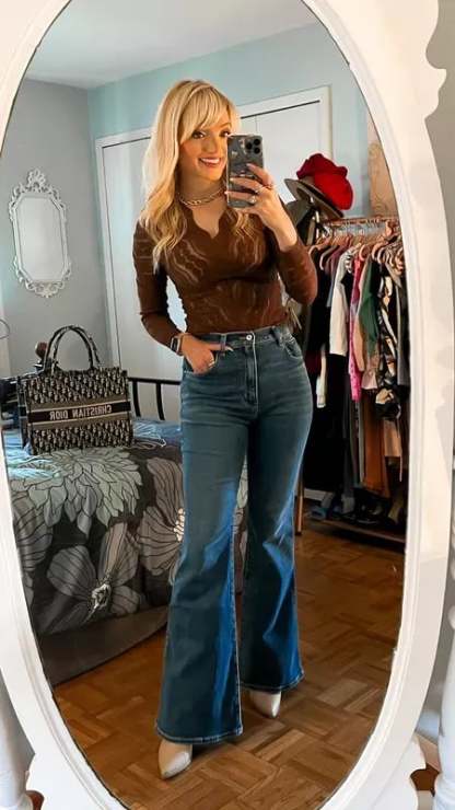 Last Day Promotion❤️Stretch Flare Jean(Buy 2 Free Shipping)