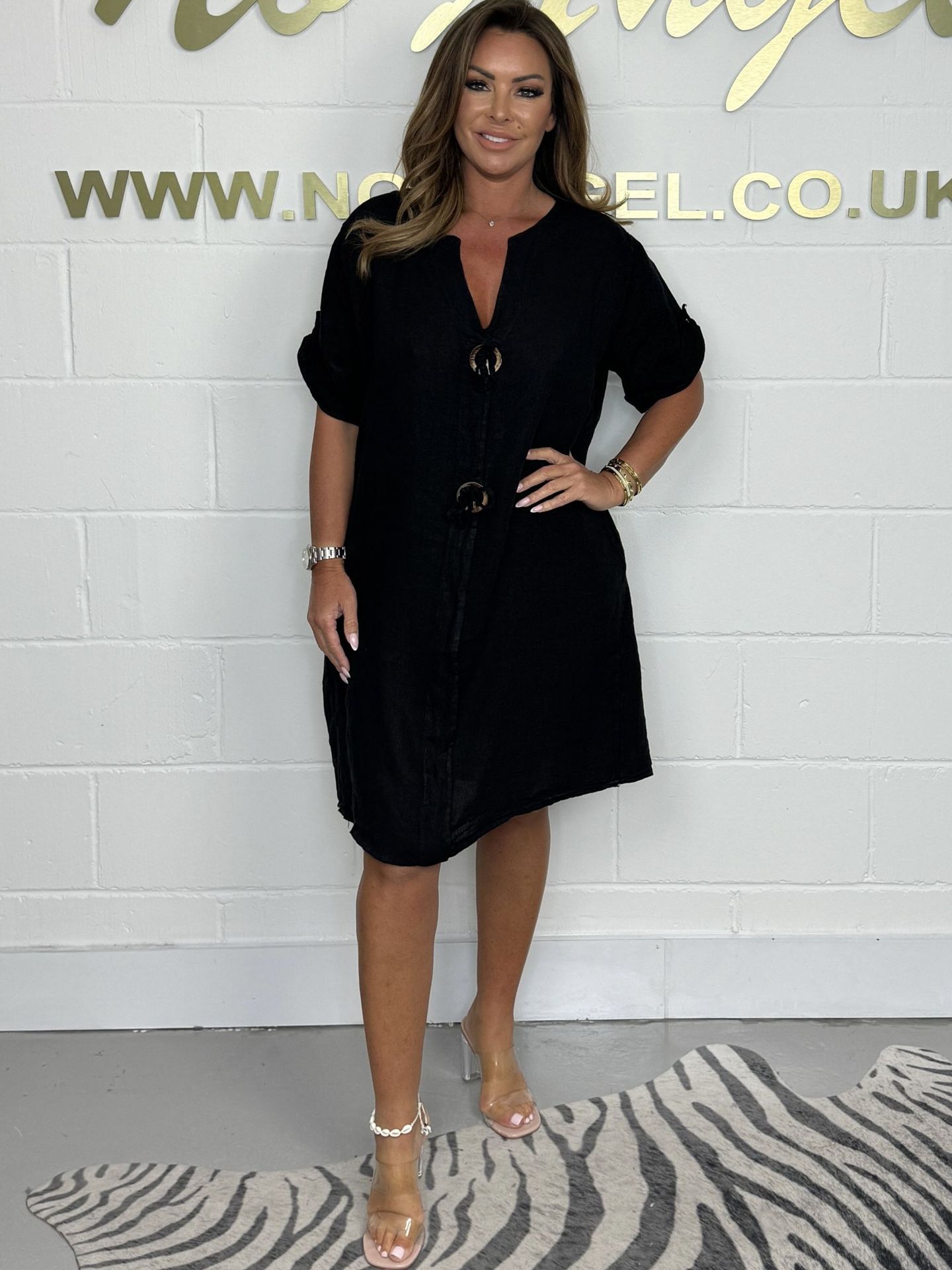 Relaxed Cotton-Linen Dress (Buy 2 Free Shipping)