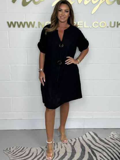 Relaxed Cotton-Linen Dress (Buy 2 Free Shipping)