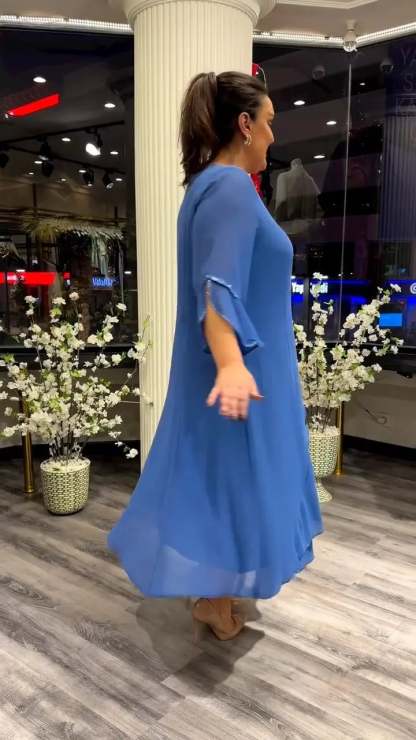 Last Day 70% OFF🔥Chiffon Solid Color Loose Dress (Buy 2 Free Shipping)