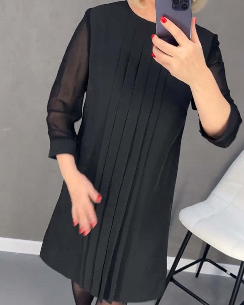MARGOT™ - Elegant Pleated Dress