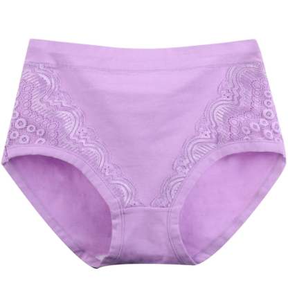 2023 Plus Size High Waist Cotton Panties