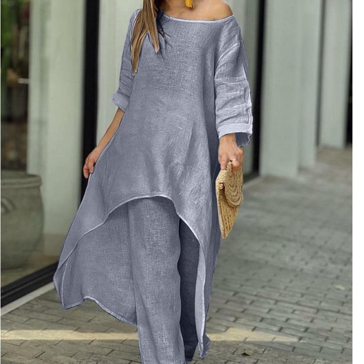 Last Day Promotion 49% OFF🔥Linen Fashionable Casual Suit(Buy 2 Free Shipping)