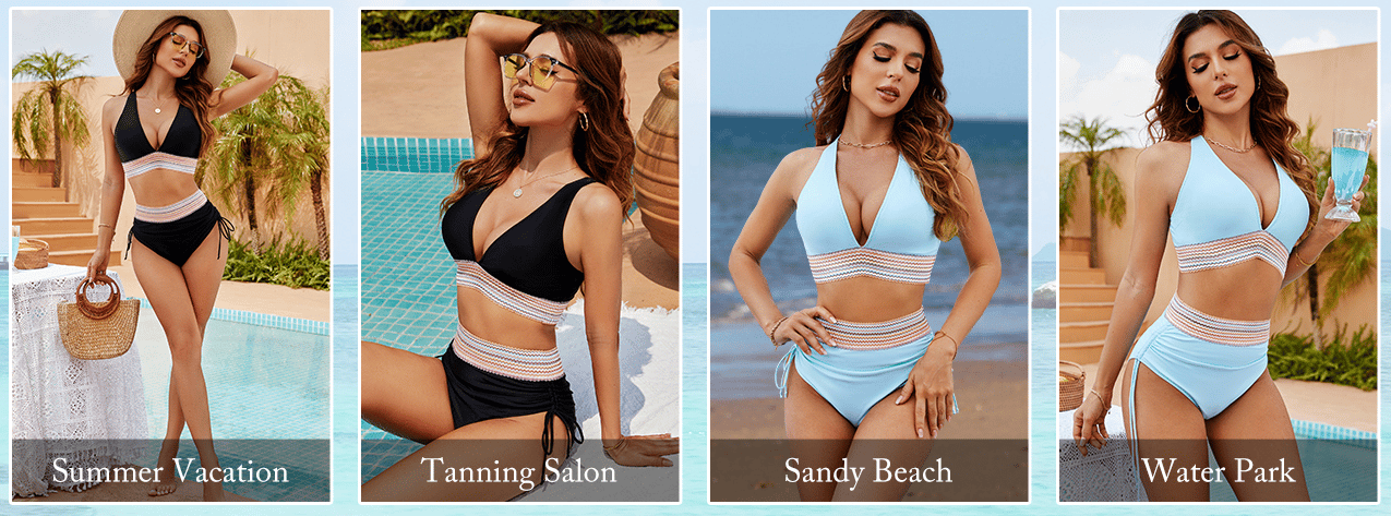 Summer Sale 50% OFF🌹High Waisted Tummy Control Bikini Sets (Buy 2 Freeship)