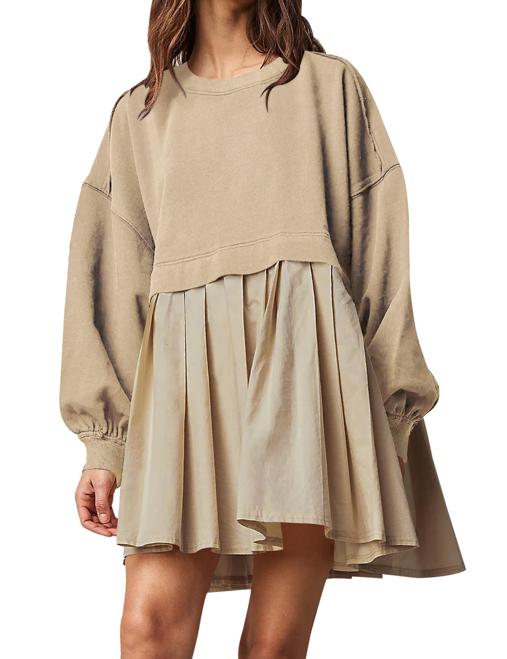 Oversized Sweatshirt Dress (Buy 2 Free Shipping)