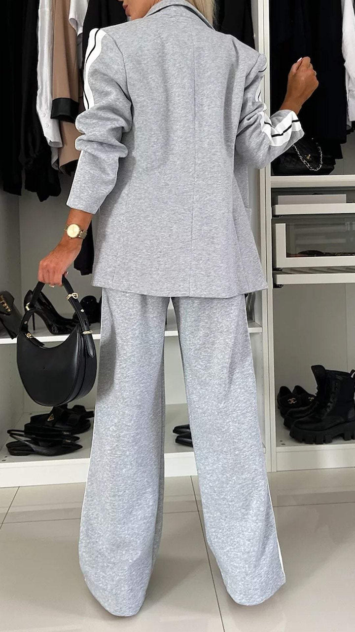 Lapel Long Sleeve Casual Suit (Buy 2 Free Shipping)