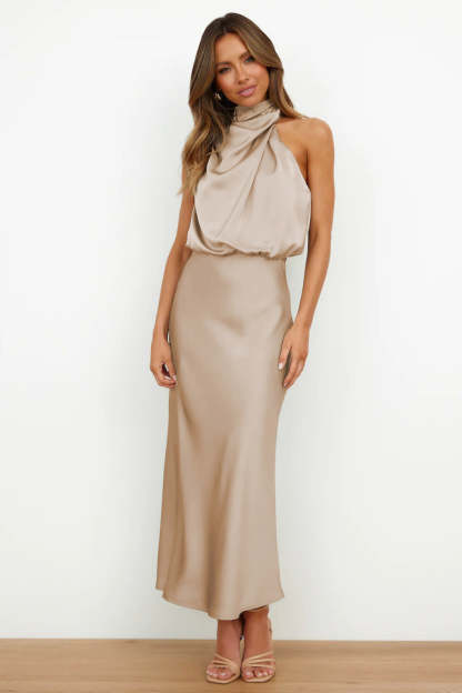 Elegant Sleeveless High Neck Dress (Buy 2 Free Shipping)