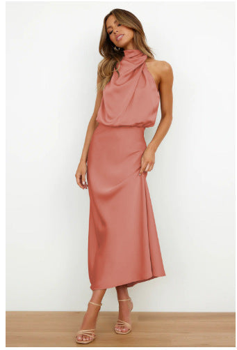 Elegant Sleeveless High Neck Dress (Buy 2 Free Shipping)