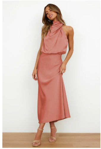 Elegant Sleeveless High Neck Dress (Buy 2 Free Shipping)