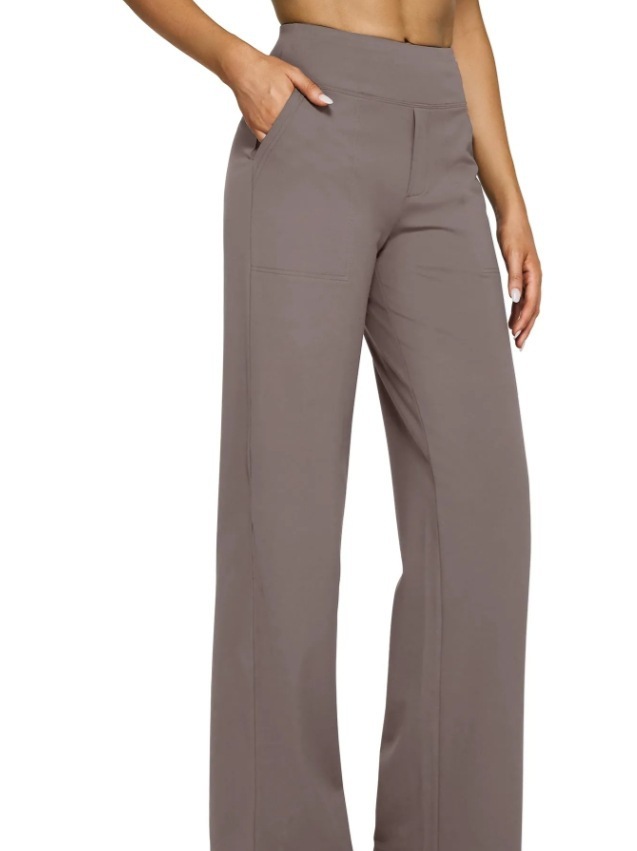 Wide Leg Yoga Pants High Waist with Pockets (Buy 2 Free Shipping)