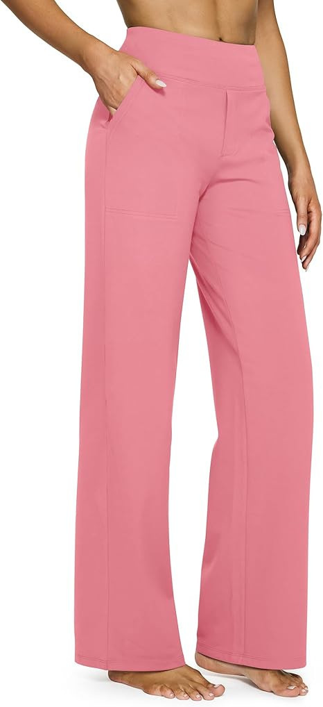 Wide Leg Yoga Pants High Waist with Pockets (Buy 2 Free Shipping)