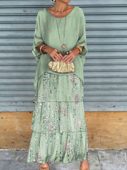 Elegant Boho Floral Maxi Dress (BUY 2 FREE SHIPPING)