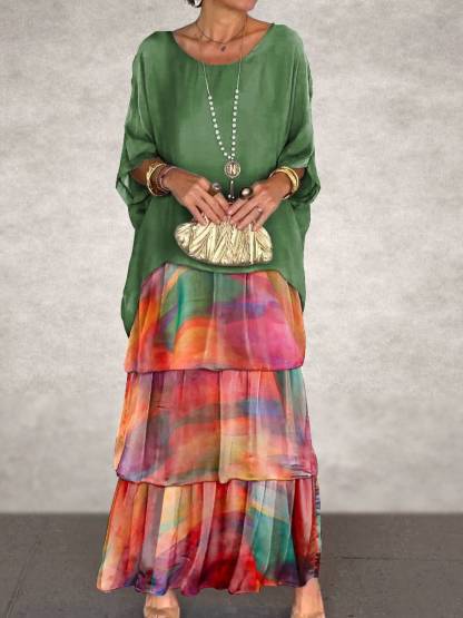 Elegant Boho Floral Maxi Dress (BUY 2 FREE SHIPPING)