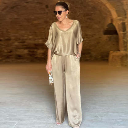 Elegant Satin Two-piece Set (Buy 2 Sets Free Shipping)