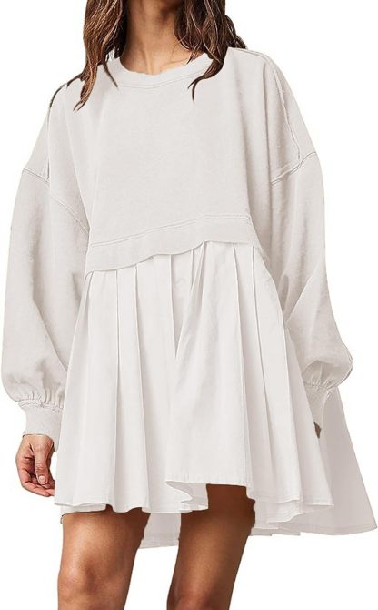 Oversized Sweatshirt Dress (Buy 2 Free Shipping)
