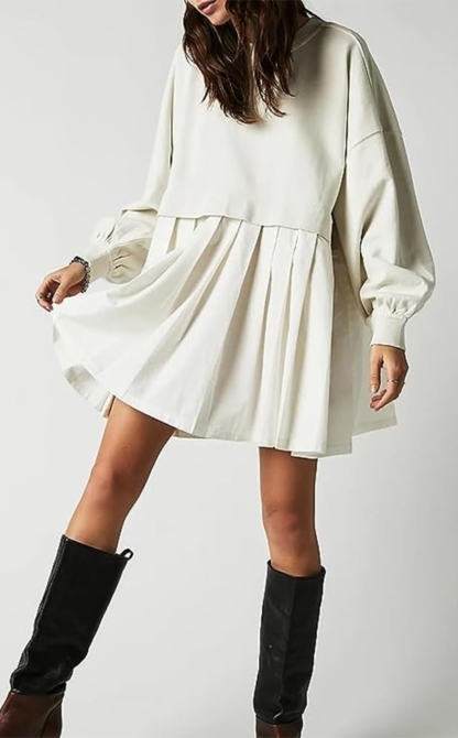 Oversized Sweatshirt Dress (Buy 2 Free Shipping)