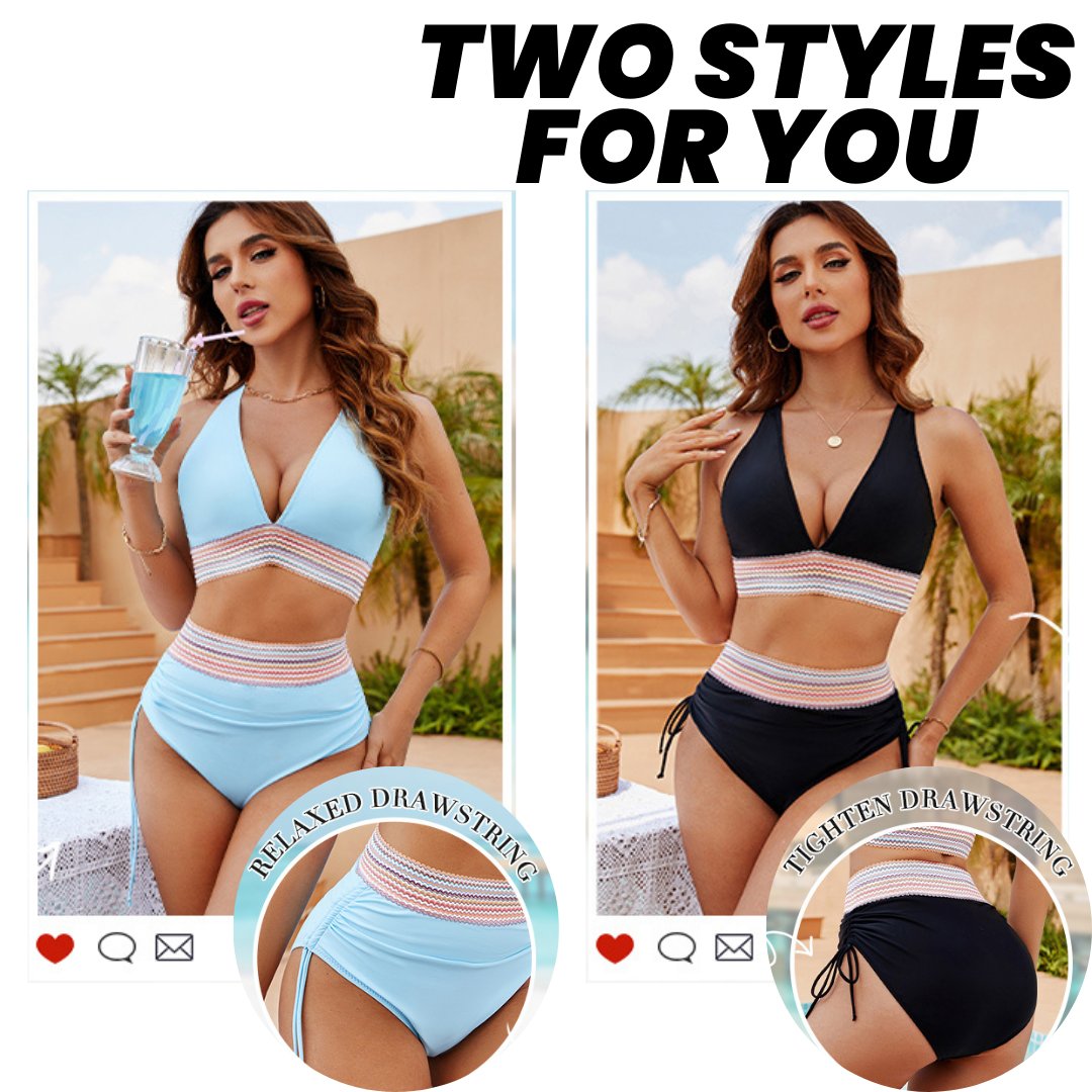 Summer Sale 50% OFF🌹High Waisted Tummy Control Bikini Sets (Buy 2 Freeship)