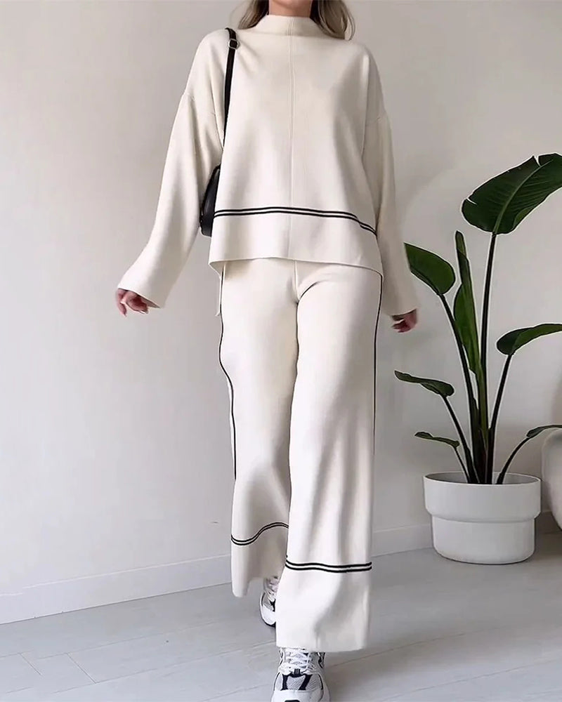 Casual Two-pieces Outfits Knit Set (Buy 2 Free Shipping)