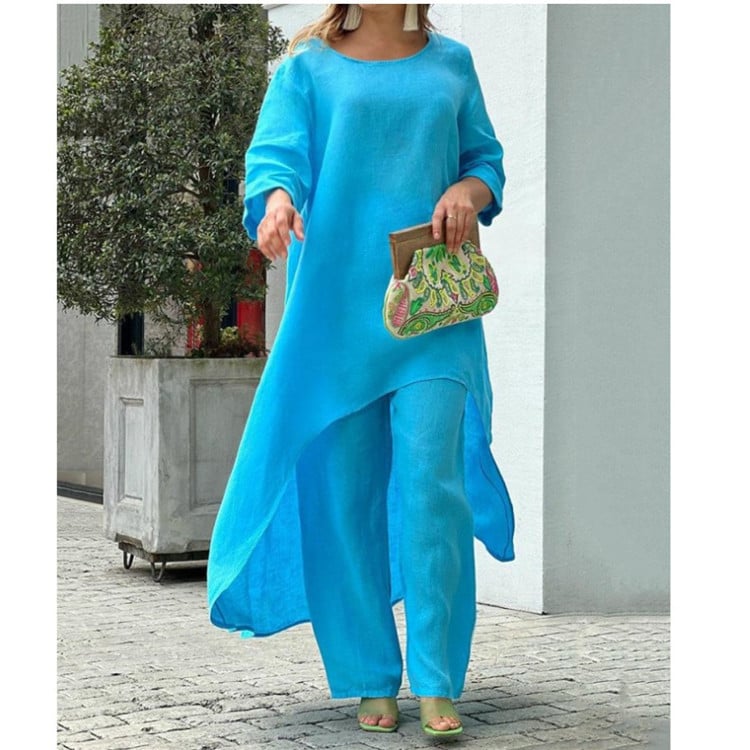 Last Day Promotion 49% OFF🔥Linen Fashionable Casual Suit(Buy 2 Free Shipping)