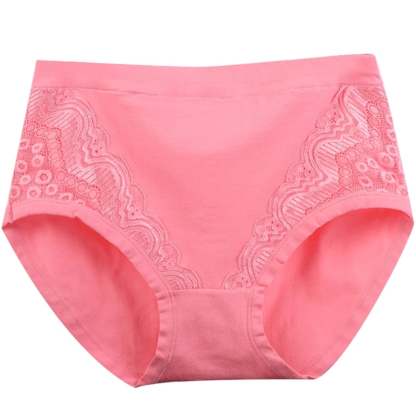 2023 Plus Size High Waist Cotton Panties