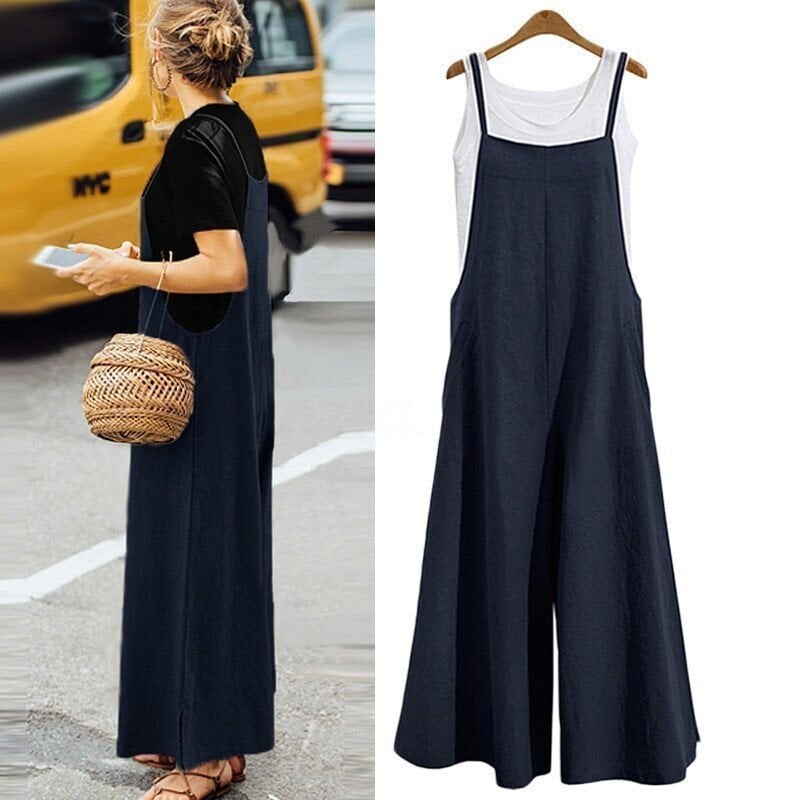 Last Day Promotion 57% OFF🔥Women's Sleeveless Oversized Casual Jumpsuit